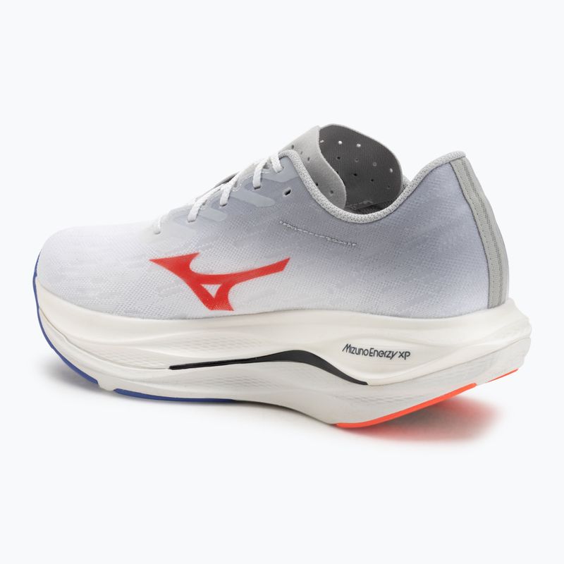 Încălțăminte de alergare pentru bărbați  Mizuno Wave Rebellion Flash 3 white/fiery coral 2/iris bloom 3