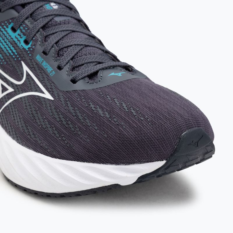 Încălțăminte de alergare pentru bărbați  Mizuno Wave Inspire 21 odyssey gray/white/capri breez 7