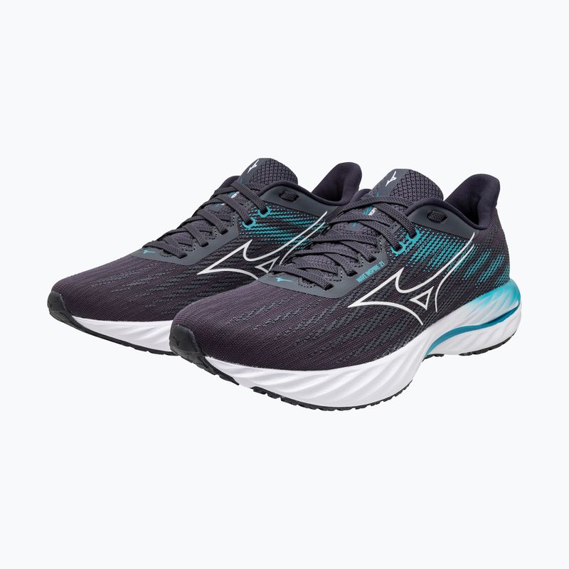 Încălțăminte de alergare pentru bărbați  Mizuno Wave Inspire 21 odyssey gray/white/capri breez 13