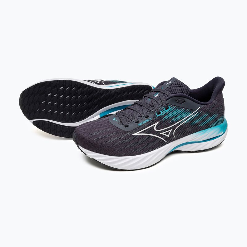 Încălțăminte de alergare pentru bărbați  Mizuno Wave Inspire 21 odyssey gray/white/capri breez 14