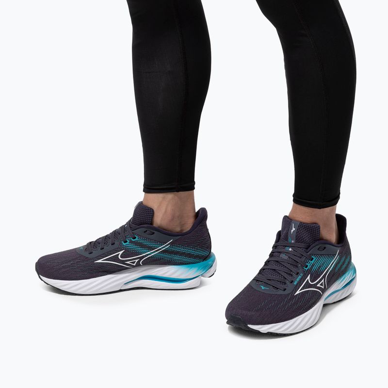 Încălțăminte de alergare pentru bărbați  Mizuno Wave Inspire 21 odyssey gray/white/capri breez 15