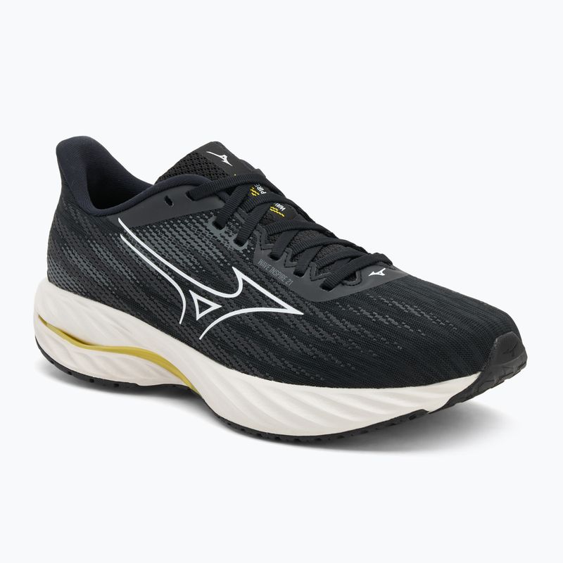 Încălțăminte de alergare pentru bărbați  Mizuno Wave Inspire 21 black/white/vibrant yellow