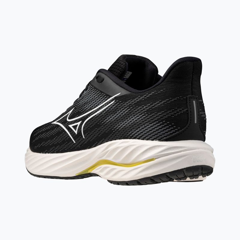 Încălțăminte de alergare pentru bărbați  Mizuno Wave Inspire 21 black/white/vibrant yellow 11