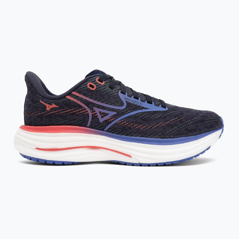 Încălțăminte de alergare pentru femei  Mizuno Wave Rider 29 odyssey gray/iris bloom/calypsocoral 2