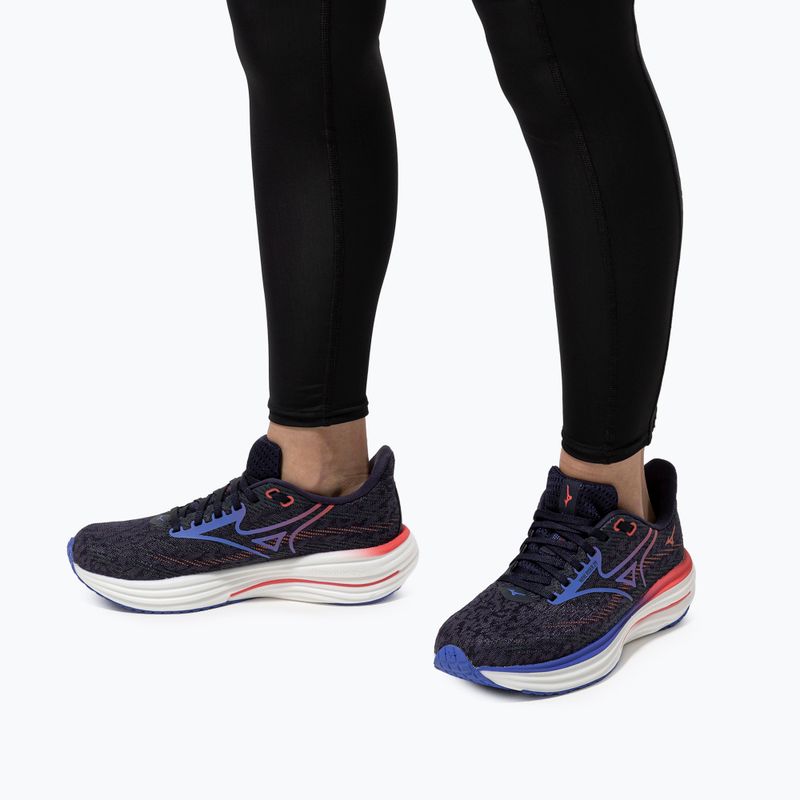 Încălțăminte de alergare pentru femei  Mizuno Wave Rider 29 odyssey gray/iris bloom/calypsocoral 17