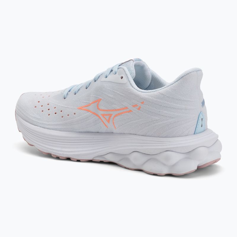 Încălțăminte de alergare pentru femei Mizuno Wave Skyrise 6 Nantucket Breeze/Striking Coral/Bleach Mauve 3