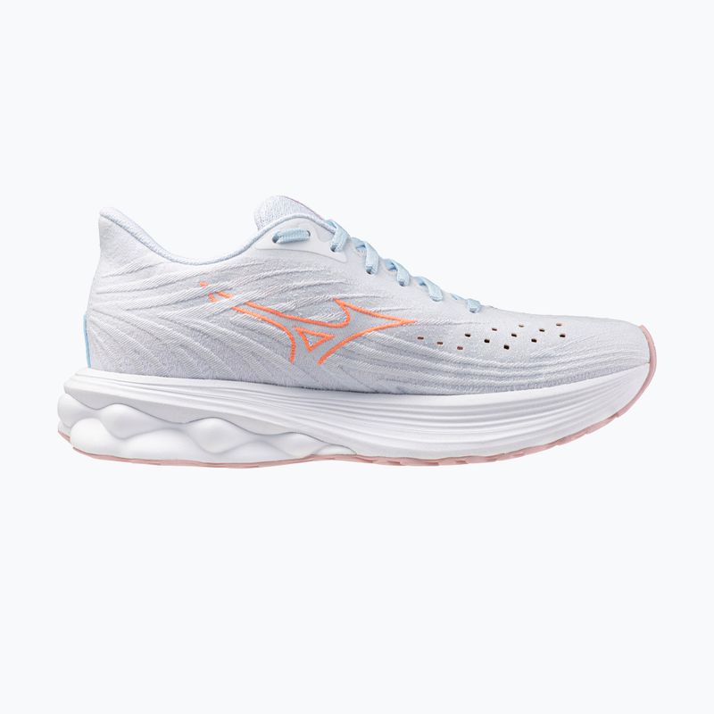 Încălțăminte de alergare pentru femei Mizuno Wave Skyrise 6 Nantucket Breeze/Striking Coral/Bleach Mauve 2