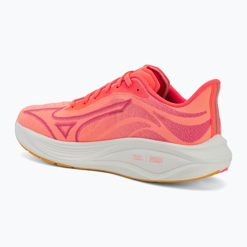 Încălțăminte de alergare pentru femei Mizuno Neo Cosmo striking coral/snow white/citrus 3