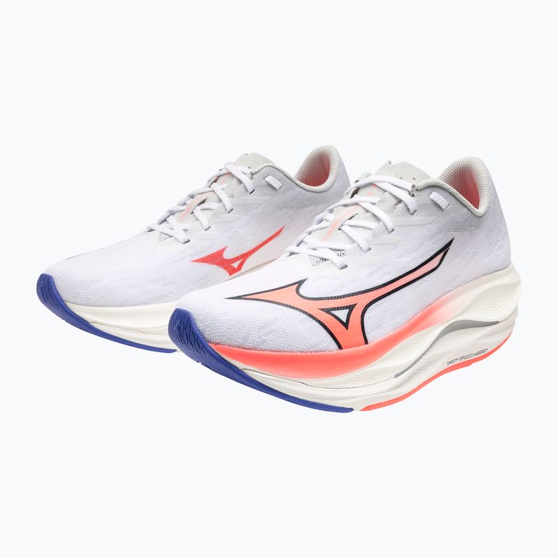 Încălțăminte de alergare pentru femei Mizuno Wave Rebellion Flash 3 white/striking coral/iris bloom 15