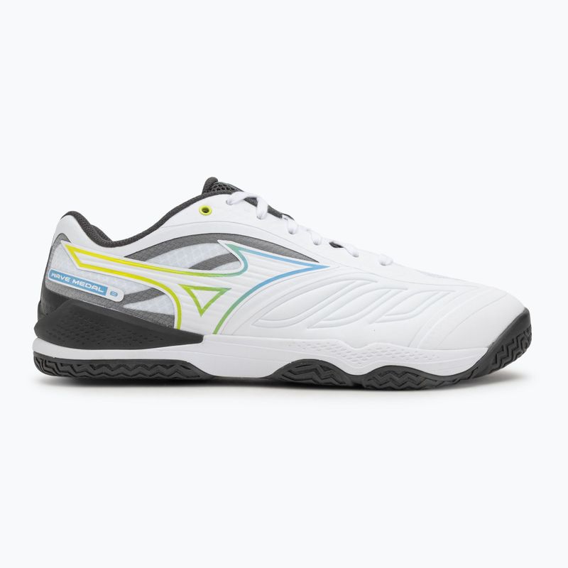 Pantofi de tenis Mizuno Wave Medal 8 white/all aboard/black sand 2