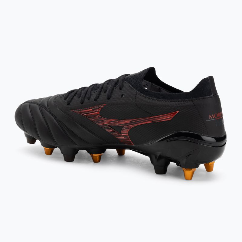 Încălțăminte de fotbal pentru bărbați Mizuno Morelia Neo IV Β Japan Mix black/morelia 40th red/black 3