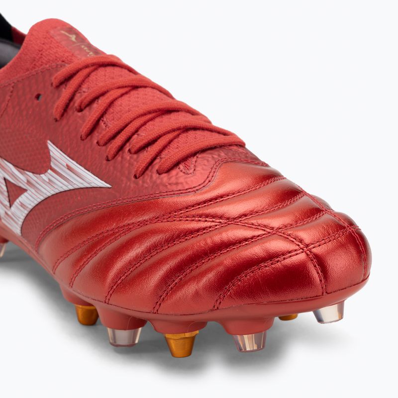 Încălțăminte de fotbal pentru bărbați Mizuno Morelia Neo IV Β Japan Mix morelia 40th red/white/black 7