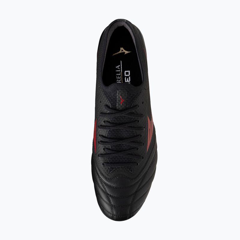 Încălțăminte de fotbal pentru bărbați Mizuno Morelia Neo IV Beta Elite Mix SG black/morelia 40th red/black 5