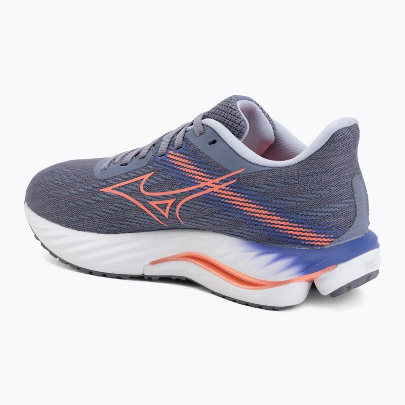 Încălțăminte de alergare pentru femei Mizuno Wave Inspire 21 blue granite/striking coral/irisbloom 3