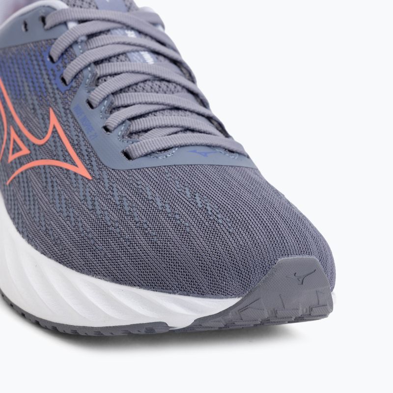 Încălțăminte de alergare pentru femei Mizuno Wave Inspire 21 blue granite/striking coral/irisbloom 7