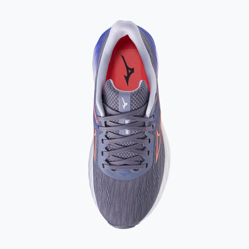 Încălțăminte de alergare pentru femei Mizuno Wave Inspire 21 blue granite/striking coral/irisbloom 6