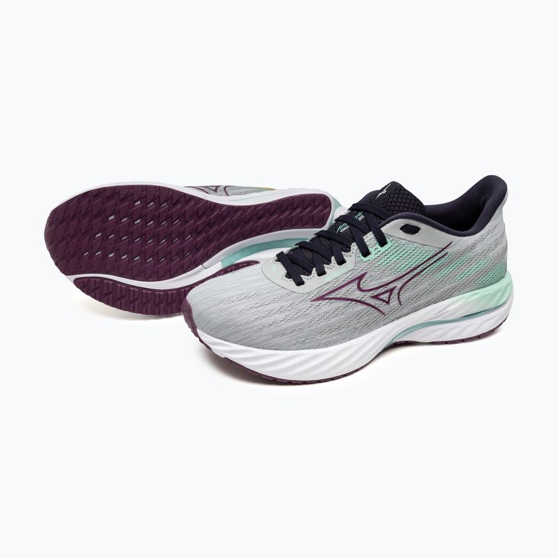 Încălțăminte de alergare pentru femei  Mizuno Wave Inspire 21 pearl blue/dark purple/ice green 9