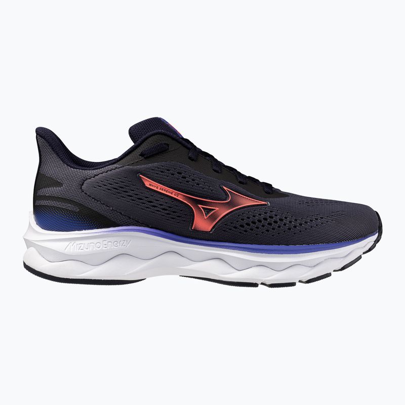 Încălțăminte de alergare pentru femei Mizuno Wave Serene 2 baritone blue/striking coral/irisbloom 8