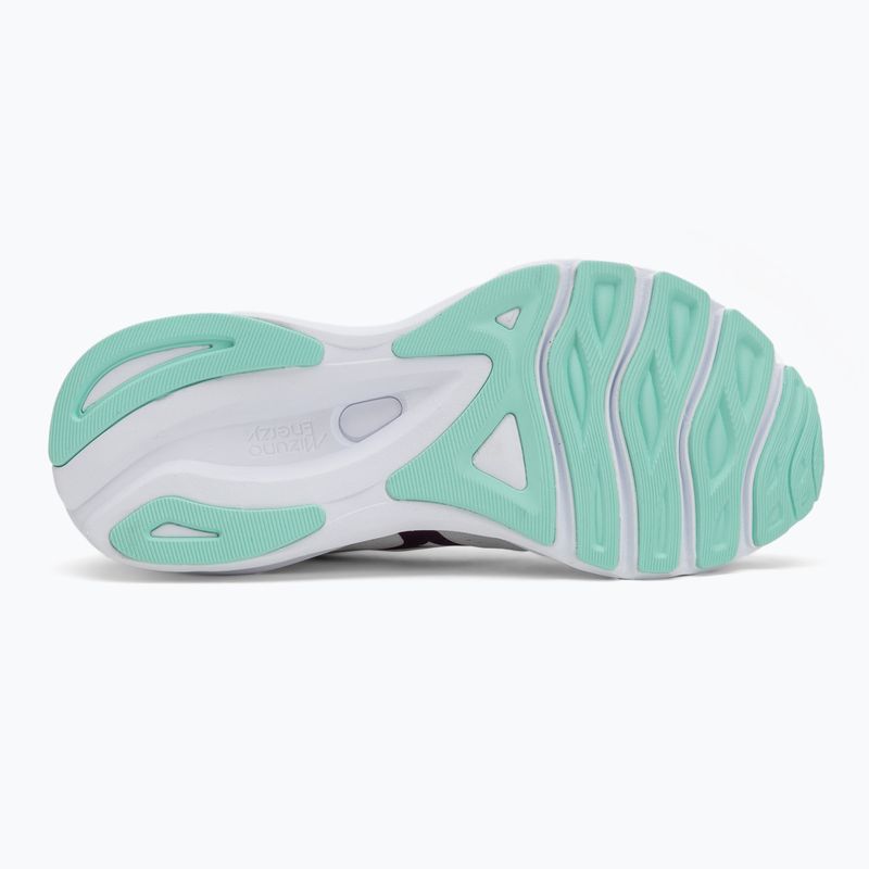 Încălțăminte de alergare pentru femei Mizuno Wave Serene 2 snow white/dark purple/ice green 4