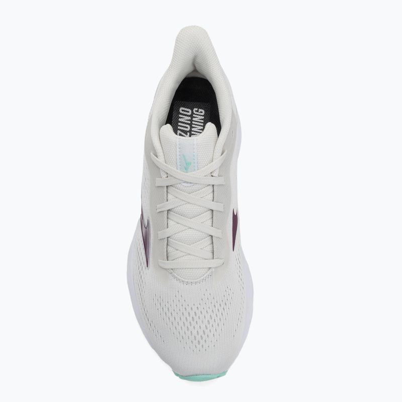 Încălțăminte de alergare pentru femei Mizuno Wave Serene 2 snow white/dark purple/ice green 5