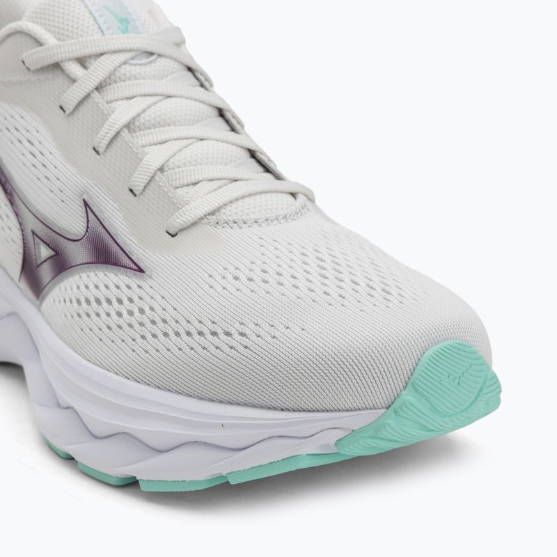 Încălțăminte de alergare pentru femei Mizuno Wave Serene 2 snow white/dark purple/ice green 7