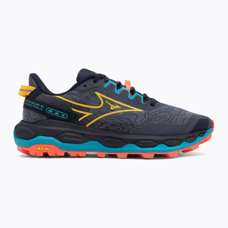 Încălțăminte de alergare pentru bărbați  Mizuno Wave Mujin 11 odyssey gray/citrus/fiery coral 2 2