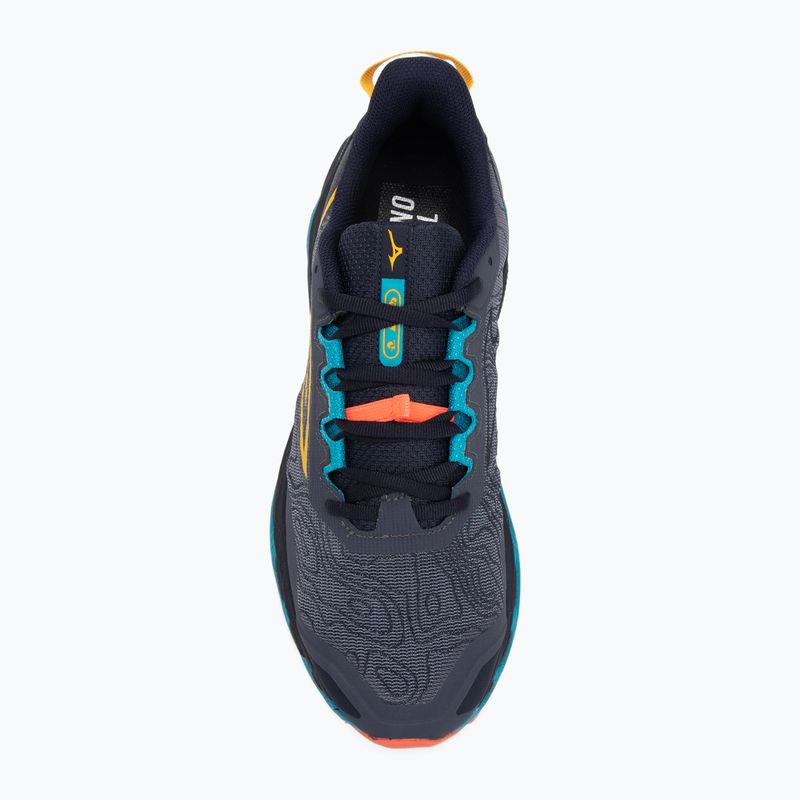 Încălțăminte de alergare pentru bărbați  Mizuno Wave Mujin 11 odyssey gray/citrus/fiery coral 2 5
