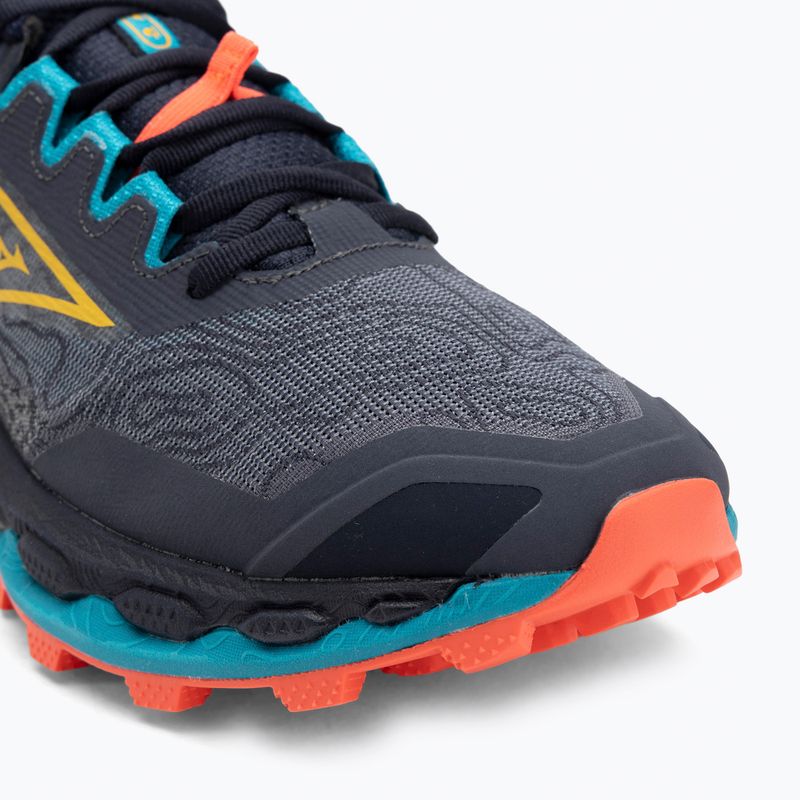 Încălțăminte de alergare pentru bărbați  Mizuno Wave Mujin 11 odyssey gray/citrus/fiery coral 2 7