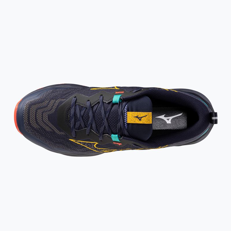 Încălțăminte de alergare pentru bărbați  Mizuno Wave Daichi 9 baritone blue/citrus/fiery coral 2 5