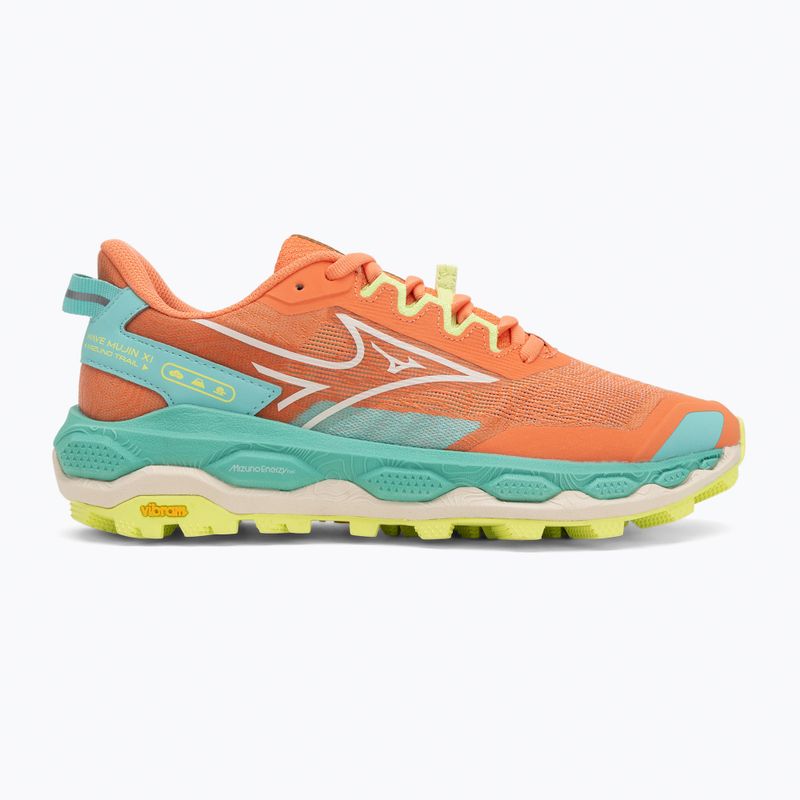 Încălțăminte de alergare pentru femei  Mizuno Wave Mujin 11 fresh salmon/pristine/sharp green 2