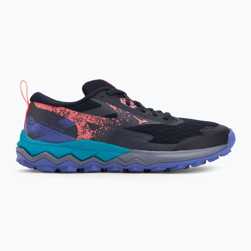 Încălțăminte de alergare pentru femei  Mizuno Wave Ibuki 5 Baritone blue/striking coral/irisbloom 2