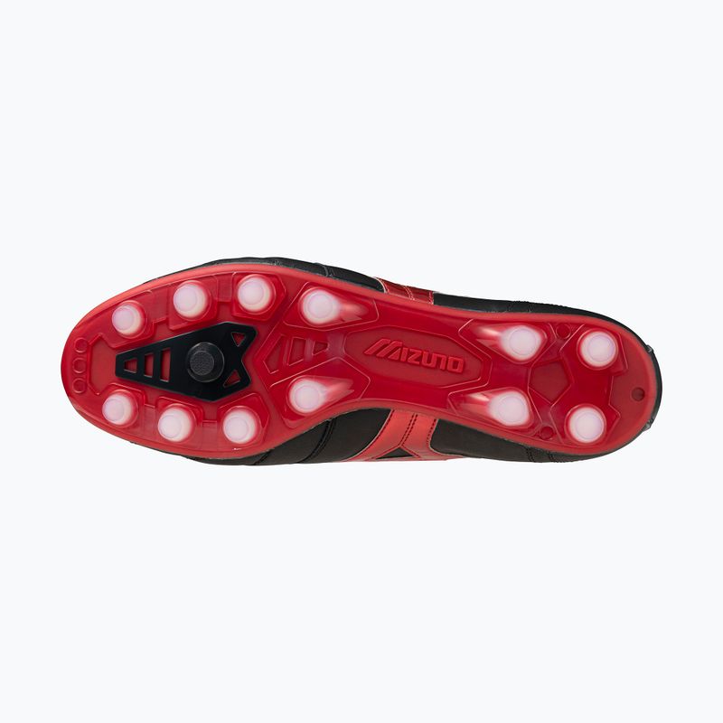 Încălțăminte de fotbal pentru bărbați Mizuno Morelia II Elite FG black/morelia 40th red/black sand 11
