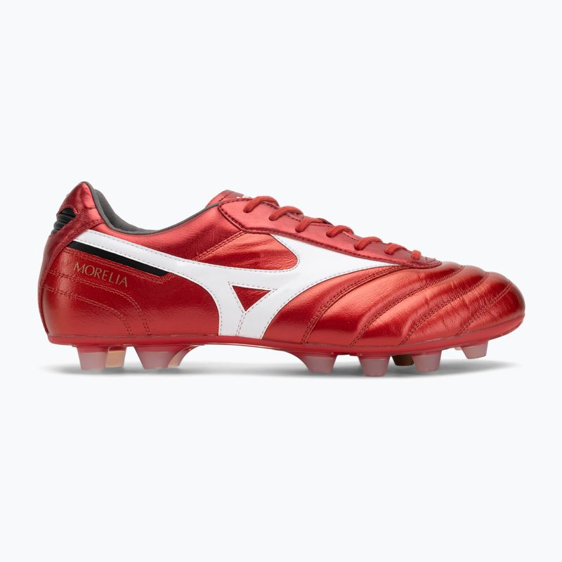Încălțăminte de fotbal pentru bărbați Mizuno Morelia II Elite FG morelia 40th red/white/black 2