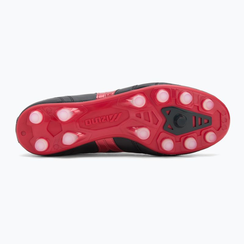 Încălțăminte de fotbal pentru bărbați Mizuno Morelia II Pro FG black/morelia 40th red/black sand 4