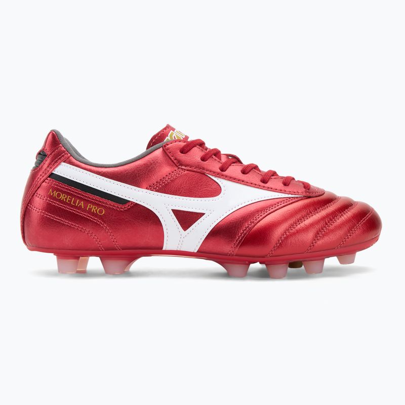 Încălțăminte de fotbal pentru bărbați Mizuno Morelia II Pro FG morelia 40th red/white/black 2