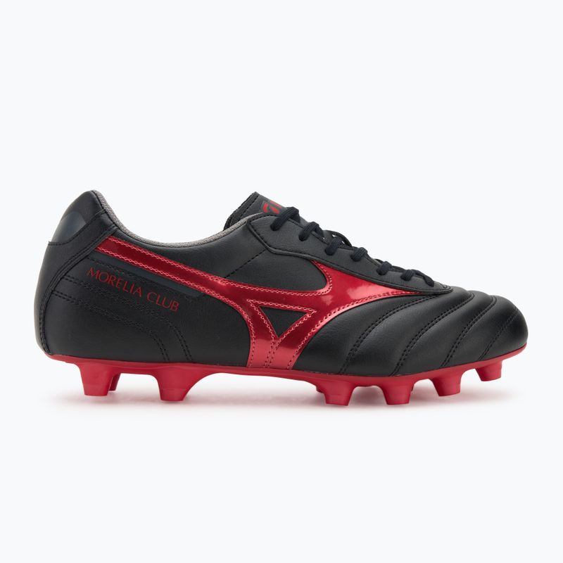 Încălțăminte de fotbal Mizuno Morelia II Club FG black/morelia 40th red/black sand 2