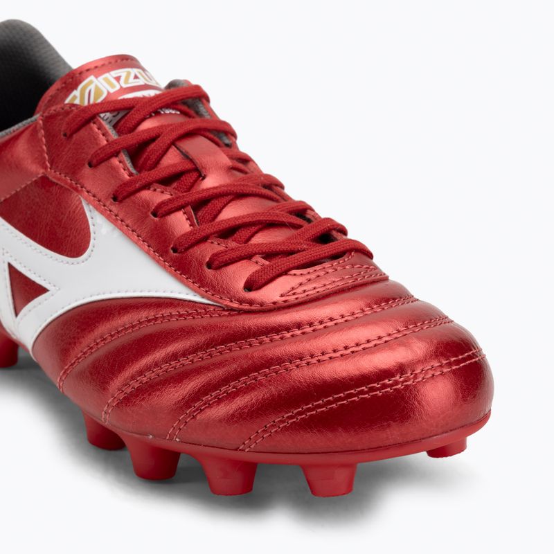 Încălțăminte de fotbal Mizuno Morelia II Club FG morelia 40th red/white/black 7