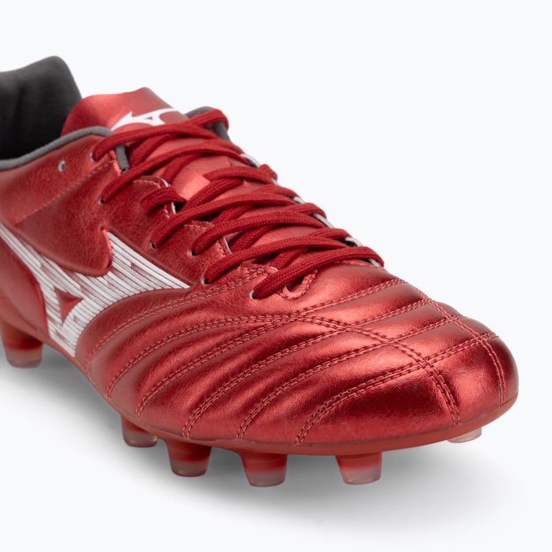 Încălțăminte de fotbal pentru bărbați Mizuno Monarcida Neo III Pro Md morelia 40th red/white 7