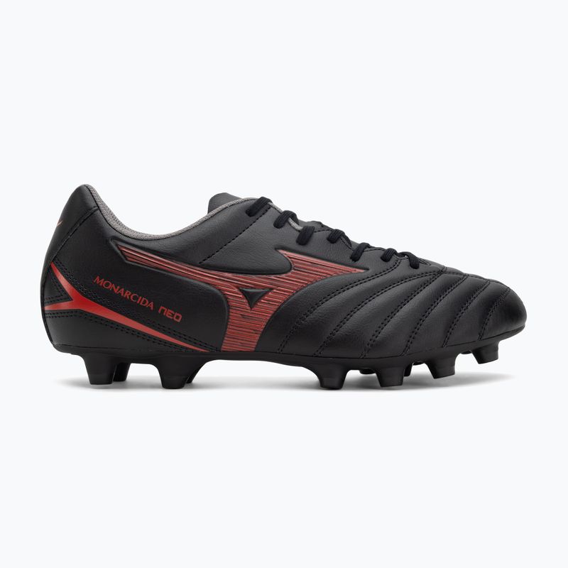 Încălțăminte de fotbal  Mizuno Monarcida Neo III Select Md black/morelia 40th red 2