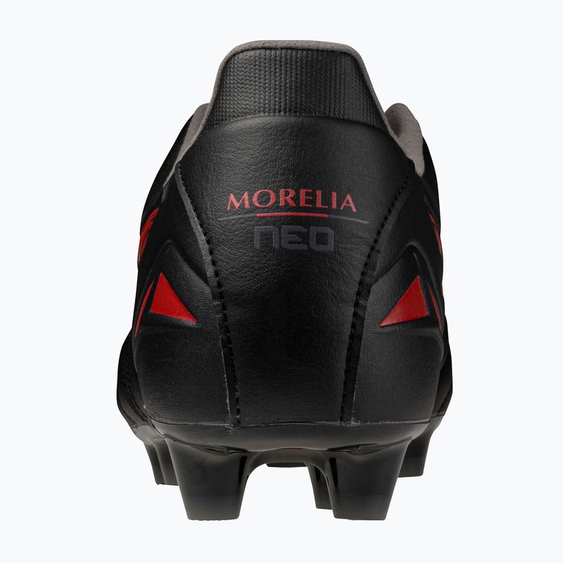 Încălțăminte de fotbal pentru bărbați Mizuno Morelia Neo IV Pro MD black/morelia 40th red/black 10