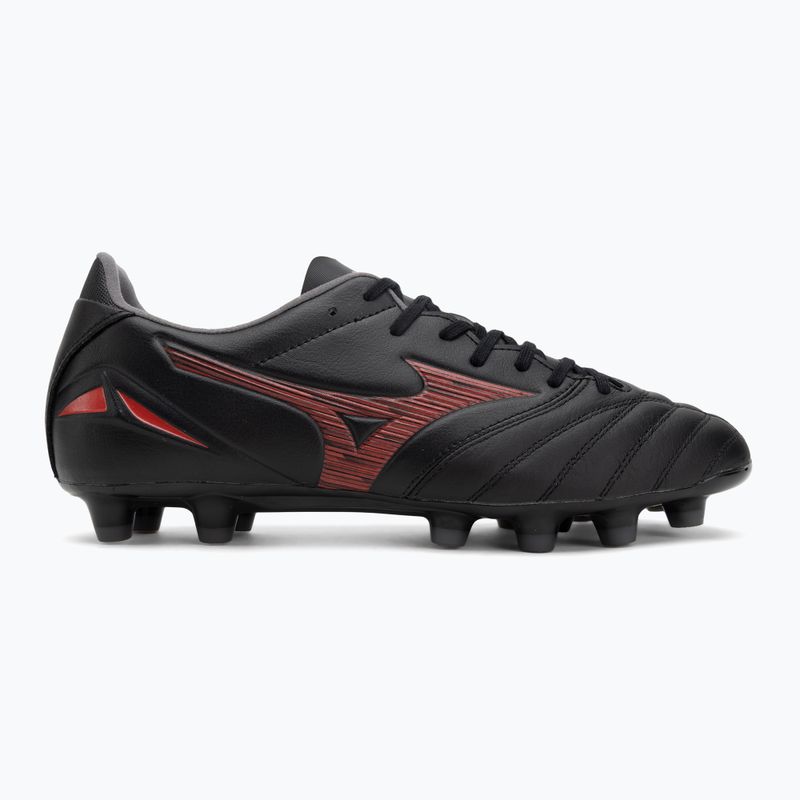 Încălțăminte de fotbal pentru bărbați Mizuno Morelia Neo IV Pro MD black/morelia 40th red/black 2