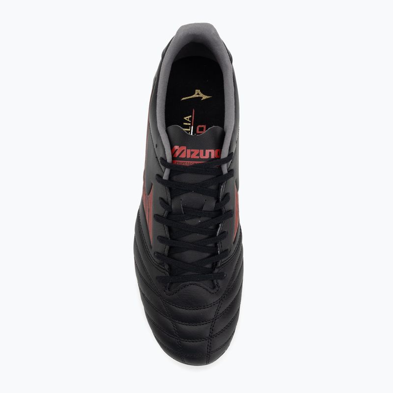 Încălțăminte de fotbal pentru bărbați Mizuno Morelia Neo IV Pro MD black/morelia 40th red/black 5