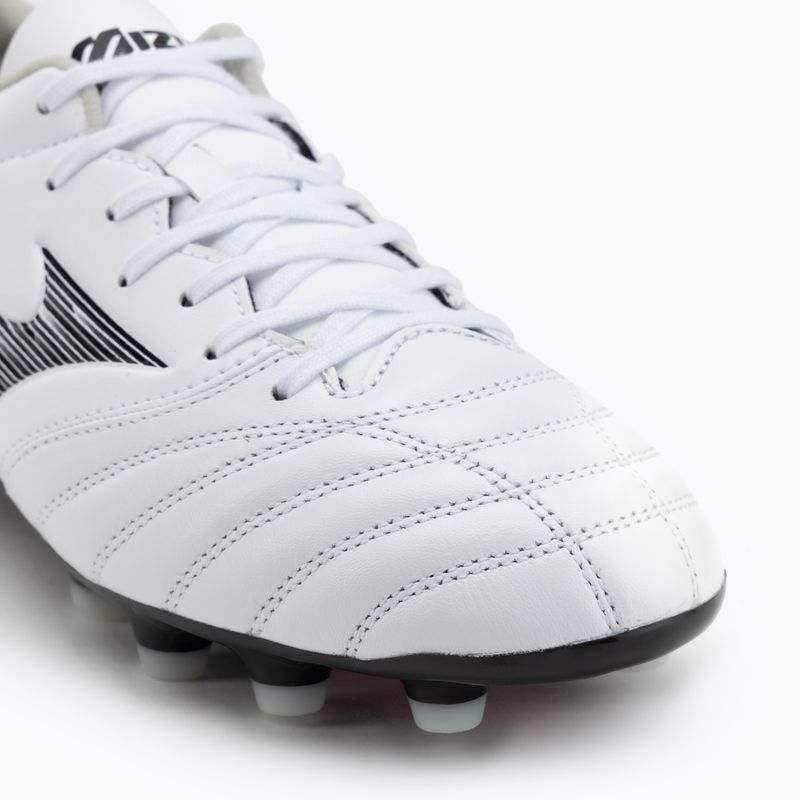 Încălțăminte de fotbal pentru bărbați Mizuno Morelia Neo IV Pro MD white/black/chinese red 7