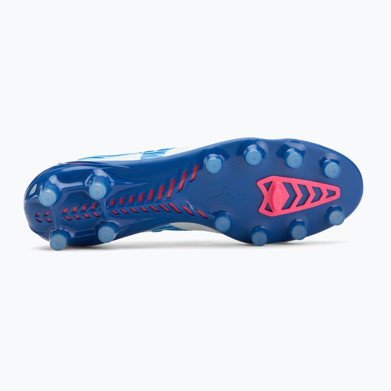 Ghete de fotbal pentru bărbați Mizuno Morelia Neo IV β Japan Fg white/tanager turquoise/pink tetra 4