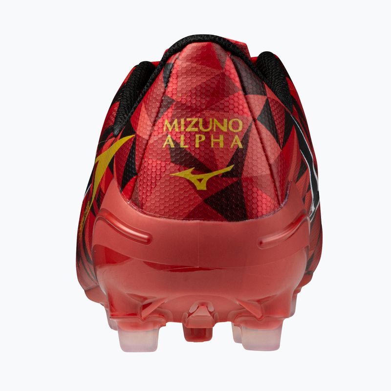 Încălțăminte de fotbalj Mizuno Alpha II Select AG morelia 40th red/black/gold 3