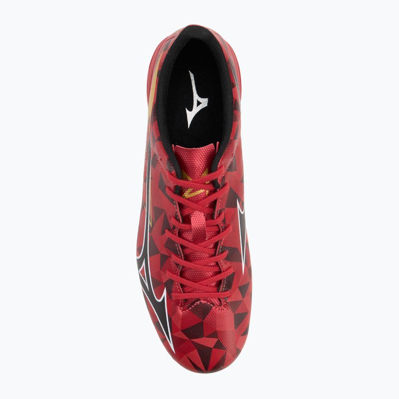 Încălțăminte de fotbalj Mizuno Alpha II Select AG morelia 40th red/black/gold 5