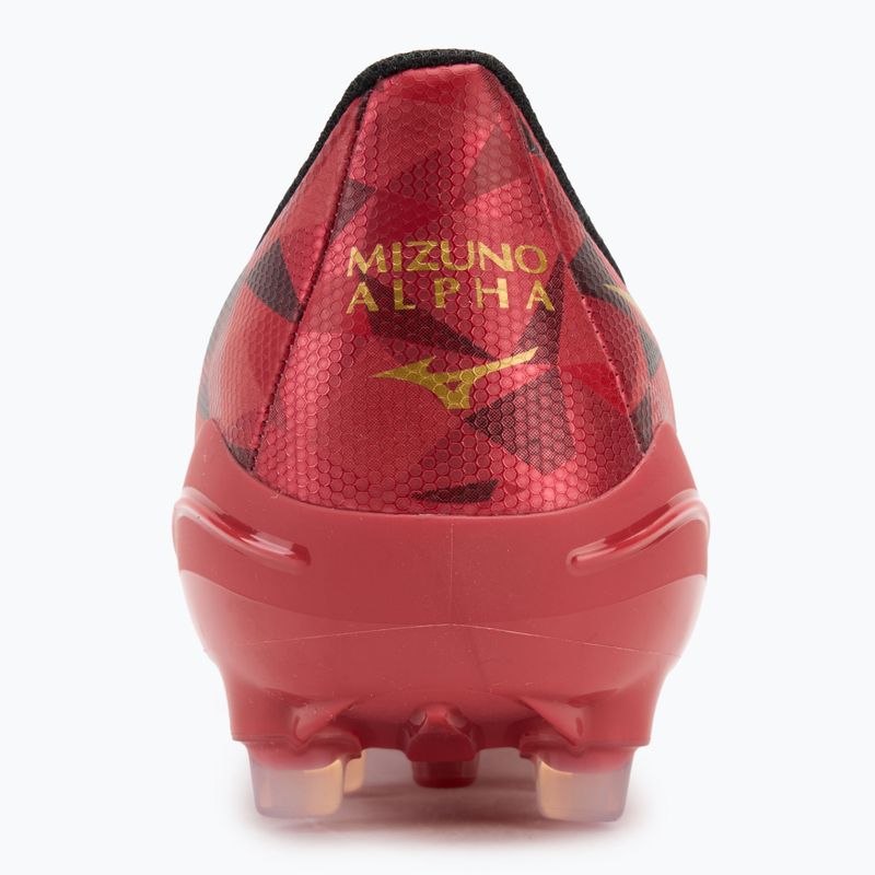 Încălțăminte de fotbalj Mizuno Alpha II Select AG morelia 40th red/black/gold 6