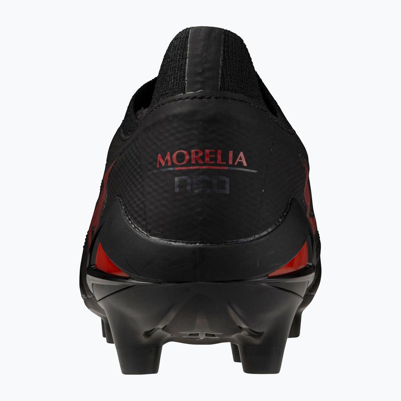Încălțăminte de fotbal pentru bărbați Mizuno Morelia Neo IV Β Elite MD black/morelia 40th red/black 10