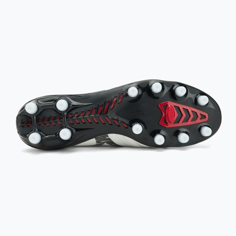 Încălțăminte de fotbal pentru bărbați Mizuno Morelia Neo IV Β Elite MD white/black/chinese red 4