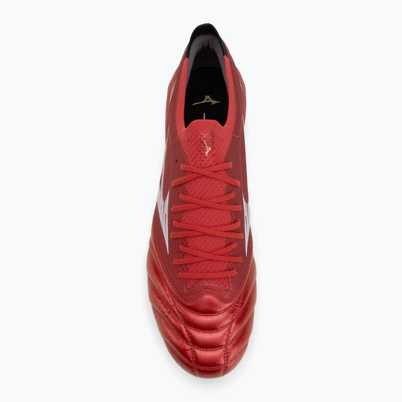Încălțăminte de fotbal pentru bărbați Mizuno Morelia Neo IV Β Elite MD morelia 40th red/white/black 5